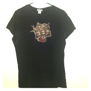 Charcoal Lucky Brand Rock n Roll Tee